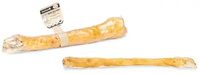 Beeztees hondensnack konijnenhuid rol met haar  35-45cm