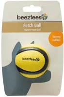 Beeztees hondenspeelgoed Fetch bal Magnifiek rubber d6.3cm zwart/geel - afbeelding 2