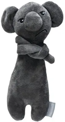 Beeztees hondenspeelgoed Grumpy koala pluche 30.5x11.5x8.5cm grijs