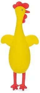 Beeztees hondenspeelgoed kip latex 45x19x9cm geel