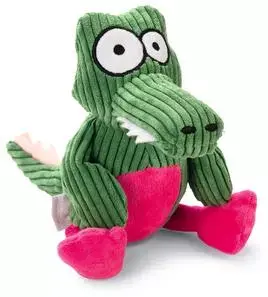 Beeztees hondenspeelgoed krokodil Krok pluche 25x13x9cm multi kleur