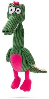 Beeztees hondenspeelgoed krokodil Krok pluche 37x10x8cm multi kleur