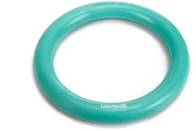 Beeztees hondenspeelgoed massief ring rubber d15h2.3cm mint