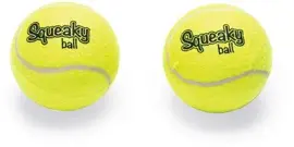 Beeztees hondenspeelgoed tennisballen met pieper vilt d8cm geel 2 stuks kopen?