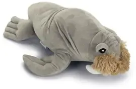 Beeztees hondenspeelgoed walrus Aiden pluche 34x24x19cm grijs kopen?