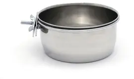 Beeztees hondenvoerbak coopcup inox+schroef metaal 600ml 12.5x12.5cm zilver kopen?