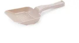 Beeztees kattenbakschep fijn plastic 27x10x20cm beige kopen?