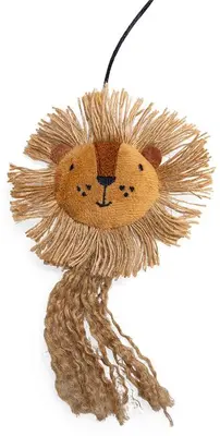 Beeztees kattenhengel Jungle leeuw pluche 50x8x5cm bruin - afbeelding 1
