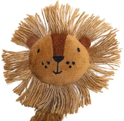 Beeztees kattenhengel Jungle leeuw pluche 50x8x5cm bruin - afbeelding 4