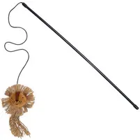 Beeztees kattenhengel Jungle leeuw pluche 50x8x5cm bruin - afbeelding 3