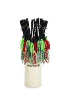 Beeztees kattenhengel streepstaart nylon 50cm – 2 kleuren - afbeelding 3