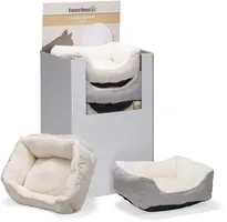 Beeztees kattenmand Mogina pluche 45x37x18cm - 2 kleuren - afbeelding 3