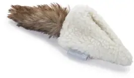 Beeztees kattenspeelgoed catnip kussentje Yeti jute 20x7x7cm wit kopen?