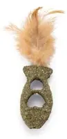Beeztees kattenspeelgoed catnip vis met veren 12x2.5x3.5cm bruin kopen?