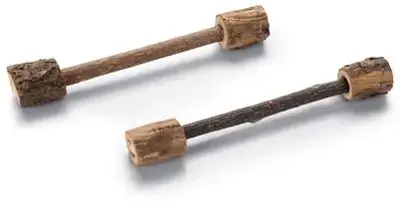 Beeztees kattenspeelgoed dumbell matatabi 12x2x2cm bruin