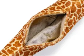 Beeztees kattenspeelgoed Jungle giraffe staart pluche 30x8x3cm bruin - afbeelding 2