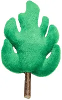 Beeztees kattenspeelgoed jungle matatabi blad vilt 12x8x3cm groen - afbeelding 1