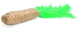 Beeztees kattenspeelgoed Jungle palmboom touw/veren 20x4x3cm bruin/groen - afbeelding 3