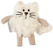 Beeztees kattenspeelgoed kat Feline polyester/catnip 15x10x3cm wit kopen?