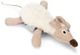 Beeztees kattenspeelgoed muis Kate catnip polyester 17x13x4cm wit kopen?