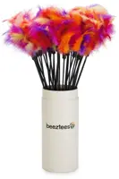 Beeztees kattentcikler gekleurde veren 45cm multikleur - afbeelding 2