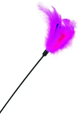 Beeztees kattentickler veren 45x0.4x0.4cm roze