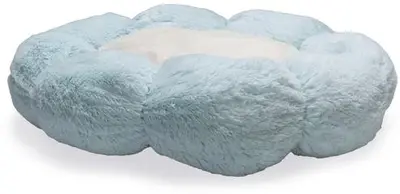Beeztees Kitten Ligmand Maui - Kattenmand - Pluche - Blauw - 50x50x15 cm