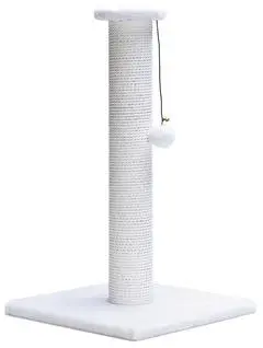 Beeztees krabpaal Serpa XL pluche 35x35x60cm wit