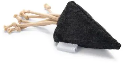 Beeztees kussen catnip vacht 20x7x7cm grijs