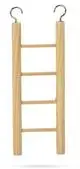 Beeztees Ladder - Vogelspeelgoed - 4 Treden - Hout - 20 cm