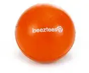 Beeztees Massief Bal No1 - Hondenspeelgoed - Oranje - 4,5 cm
