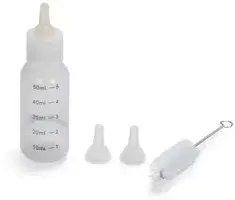 Beeztees melkfles puppy/kitten plastic 50ml 10x3x3cm transparant - afbeelding 5