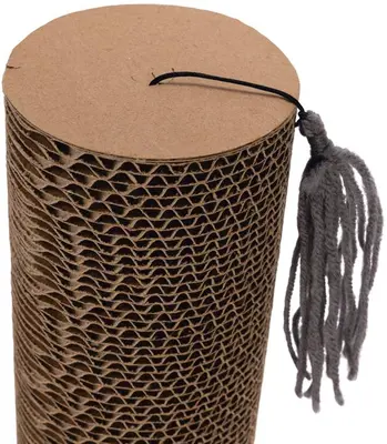 Beeztees Minus One Krabcilinder – Krabspeelgoed – Bruin – 23x10x10 cm - afbeelding 2