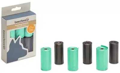 Beeztees navulling ecoline poepzakhouder 6x10stuks multi