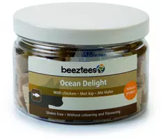 Beeztees ocean delight kattensnack 90 gram 8x8x5,5cm - afbeelding 1