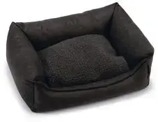 Beeztees orthopedische hondenmand Uma polyester 60x40x20cm antraciet