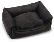 Beeztees orthopedische hondenmand Uma polyester 60x40x20cm antraciet