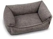 Beeztees orthopedische hondenmand Zia polyester 60x40x20cm grijs