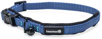 Beeztees Parinca - Kattenhalsband - Nylon - Blauw - 25-30x1 cm