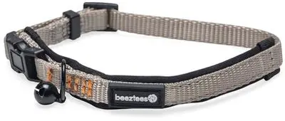 Beeztees Parinca - Kattenhalsband - Nylon - Grijs - 25-30x1 cm