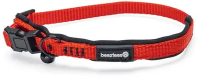 Beeztees Parinca - Kattenhalsband - Nylon - Rood - 25-30x1 cm