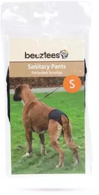 Beeztees periodiek broekje hond zwart s 38-45 cm