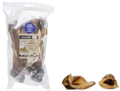 Beeztees Runderoren met pit - Hondensnacks - Volume Voordeel - 7 stuks