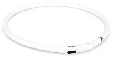 Beeztees Safety Gear Dogini - Halsband Hond - Wit - 70 cm