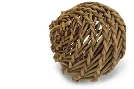 Beeztees speelbal voor knaagdier Aluka riet d14m bruin kopen?