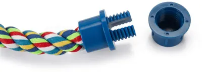 Beeztees vogel zitstok groot katoen 66x1.8x1.8cm multi kleur - afbeelding 2