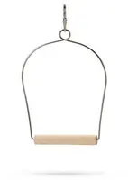 Beeztees vogelschommel metaal 10x1x14cm bruin