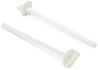 Beeztees zitstok vogel incl. houder 22x1.5x1.5cm wit