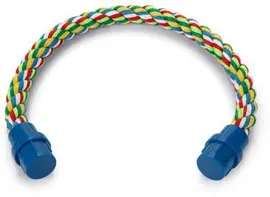 Beeztees zitstok vogel klein katoen 34x3x3cm multi kleur