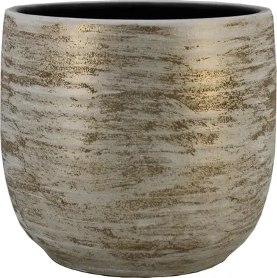 Bela Arte pot Funchal keramiek d29h27cm wit - afbeelding 1